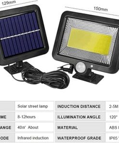 LED Solar Spotlight Outdoor Light Waterproof IP65 with 3 Modes 2