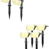 Linkind Solar Spotlights Outdoor with 10 Color Changing Modes