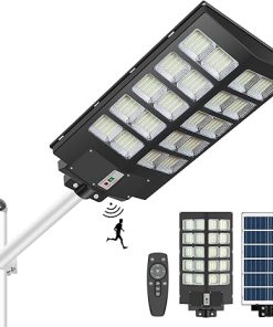 1500W Solar Street Light 100000LM Waterproof Outdoor Lighting System