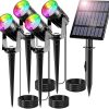 Solar Wall Lights Up and Down Waterproof IP65 4 Pack for Garden 4