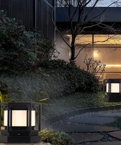 Waterproof Solar LED Street Light Outdoor Wall Color Changing Lantern 2