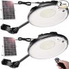 Outdoor Metal String Light Poles 2 Pack for Garden and Patio Use 4