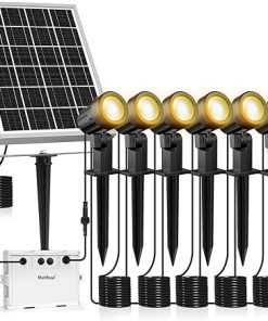 Solar Spot Lights Outdoor 6 in 1 IP66 Waterproof Landscape Lighting