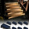 Solar Powered Outdoor Spotlight Deck Lights Adjustable 4-Pack 3