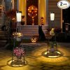 Motion Sensor Solar Step Lights Outdoor Waterproof 8 LED 6PC Set 3