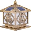 Solar LED Triangle Folding Wall Light 4pcs Outdoor Garden Lamp 4