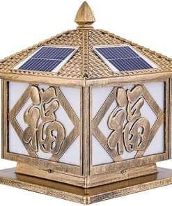 Gate Solar Post Lights Waterproof Courtyard Gate Column Lights Outdoor Post Lamp Household Lighting Pillar Lights Durable