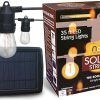 32.8ft Solar Powered RGB Outdoor Lights with APP Control for Holidays 4