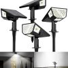 8 Pack Solar Wall Lights Waterproof LED Outdoor Fence Lights 3