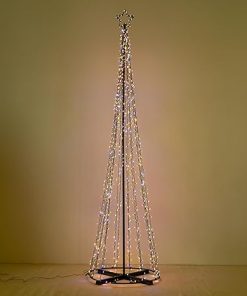 Giant 12FT Solar Christmas LED Cone Tree Light for Outdoor Decor