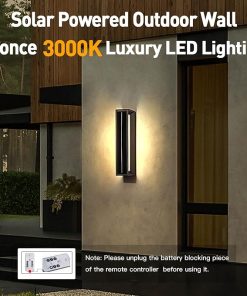 Solar Outdoor Wall Light Dusk to Dawn Waterproof Fixture for Patio 2
