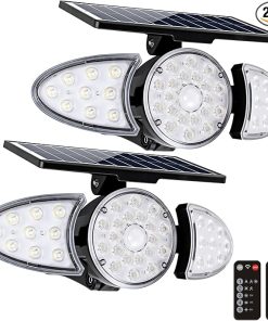 Brightest Solar Motion Lights with Remote Control for Outdoor Use