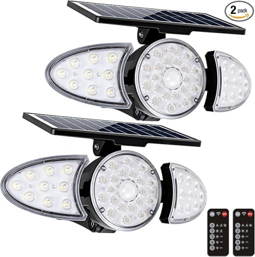 Brightest Solar Motion Lights with Remote Control for Outdoor Use