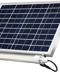 Solar Outdoor Lights with 10W Panel Remote LED Bulbs IP65 Waterproof