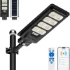 Solar Powered LED Wall Light Waterproof IP65 Modern Acrylic Sconce 4