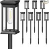 Solar Street Lights Outdoor Waterproof 10000LM 448 LEDs 2-Pack 3