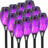 Outdoor Waterproof Solar Pathway Lights 6 Pack Bright LED Garden 3