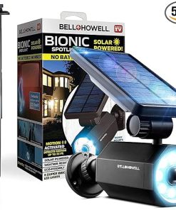 Bionic Spotlight Deluxe Solar Lights 8 LED Motion Sensor Outdoor Set