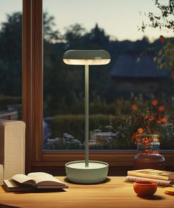 Cordless USB Solar Table Lamp for Outdoor Use with 3 Lighting Modes