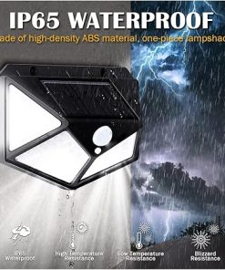 Solar 100 LED PIR Motion Sensor Lights 2/4/8/12PCS for Outdoor Use 2