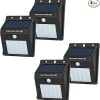 Emliviar Solar Floor Lamp with Remote Control Waterproof LED Lighting 3