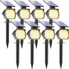 Newhouse Lighting Solar LED Spotlight, 100 Lumens, Weatherproof, 2-Pack 3