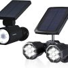 Square Solar Wall Lights with PIR Sensor and 55-Hour Battery Life 4