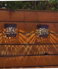 10 Pack Solar Wall Lights for Outdoor Use LED Garden Flood Lights 2
