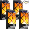 Outdoor Solar Step Lights 16 Pack Warm White Waterproof Yard Decor 4