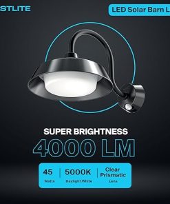 KastLite 45W Solar Barn Light 4000LM LED Dusk to Dawn Motion Sensor 2