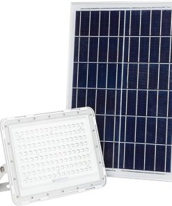 Outdoor Solar Flood Lights Waterproof LED with Remote for Yard
