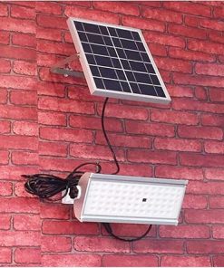 12W Outdoor Solar Flood Light with Radar Sensor and Remote Control