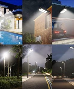 Outdoor Solar Street Lights with Motion Sensor and Remote Control 2