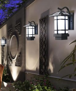 Solar LED Outdoor Wall Light Waterproof Aluminum for Front Door 2