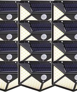 Garden Solar Lights Outdoor Decorative LED Wall Lamp 100 Solar Light