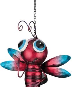 Solar Firefly Lantern in Blue by Regal Art and Gift 2