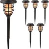 AMZSTAR 4LED Solar Wall Lights Waterproof Outdoor Garden Decor 8 Pack 3