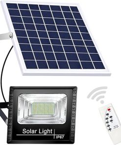 800W Solar Flood Light Outdoor Remote Control IP67 Waterproof