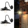 Outdoor Solar Gutter and Fence Lights with 40 LEDs Waterproof Set 3