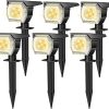 Solar Spot Lights Outdoor with 3 Lighting Modes and Auto On/Off