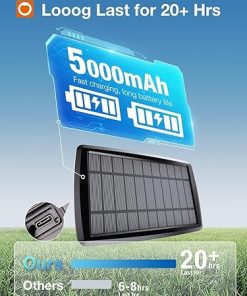 Solar String Lights Outdoor Waterproof with USB Remote Control Long Lasting 2