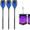 EOYIZW Solar Lights Outdoor Flickering Flames Solar Torches Lights Decorative Solar Garden Lights Solar Powered Waterproof Landscape Decorations Outdoor Lighting for Garden Patio Yard 3