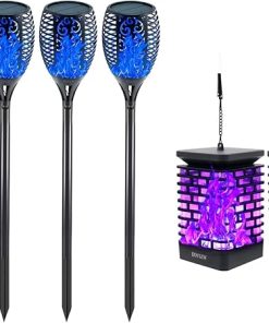 Flickering Flame Solar Lights for Outdoor Garden Landscape Decor