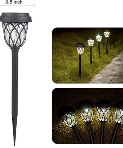 20 Pack Solar Lights Outdoor Waterproof for Garden Pathway Decor 2