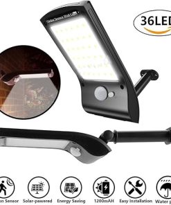 Solar LED Wall Light Outdoor Waterproof IP65 with PIR Motion Sensor 2