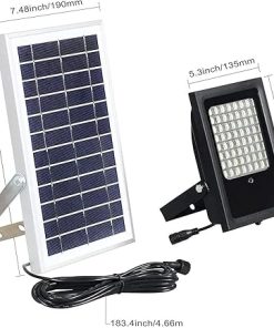 Super Bright RGB LED Floodlight Solar Light for Outdoor Security 2