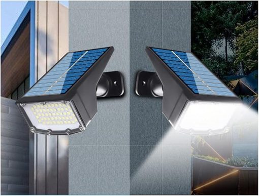 Solar Waterproof Wall Light Spotlight 6pcs for Outdoor Garden Use - Image 2