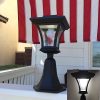 Vintage Black Bronze Pillar Light Garden Lamp for Outdoor Spaces 4