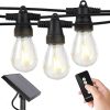12 Pack 4×4 Solar Fence Post Cap Lights Waterproof Black Outdoor 4