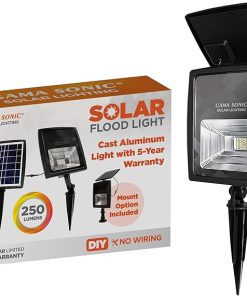 Gama Sonic Solar Flood Light for Trees, Landscaping, Outdoor Use